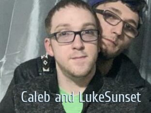 Caleb_and_LukeSunset